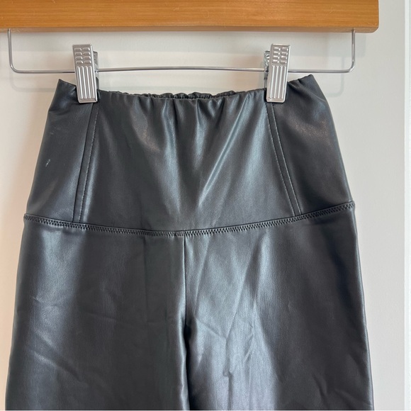 All Saints Cora High-Rise Skinny Fit Faux Leggings - Picture 6 of 9